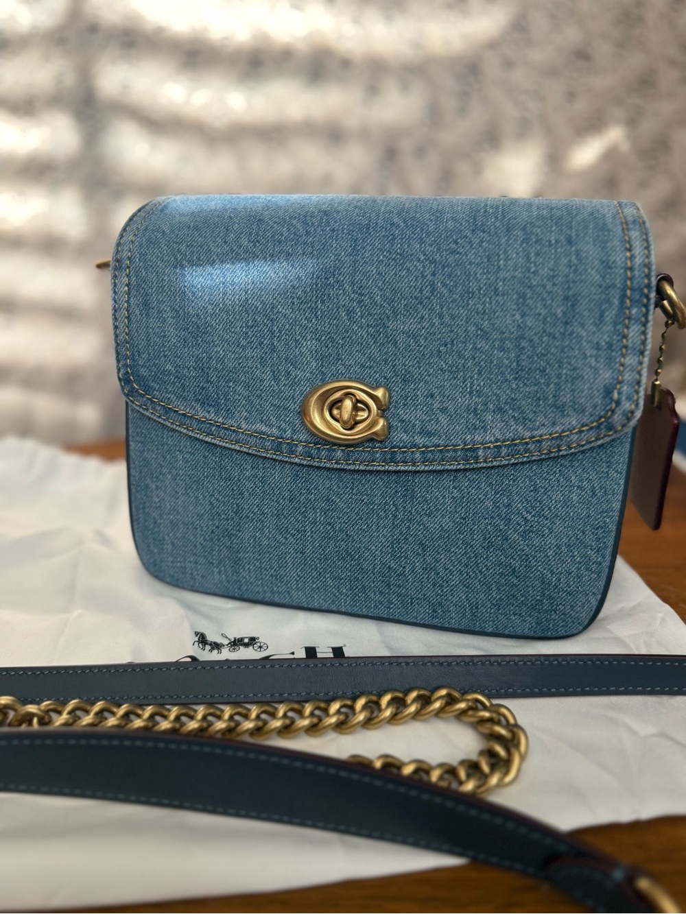 Coach Cassie Mini Denim 19 Bag